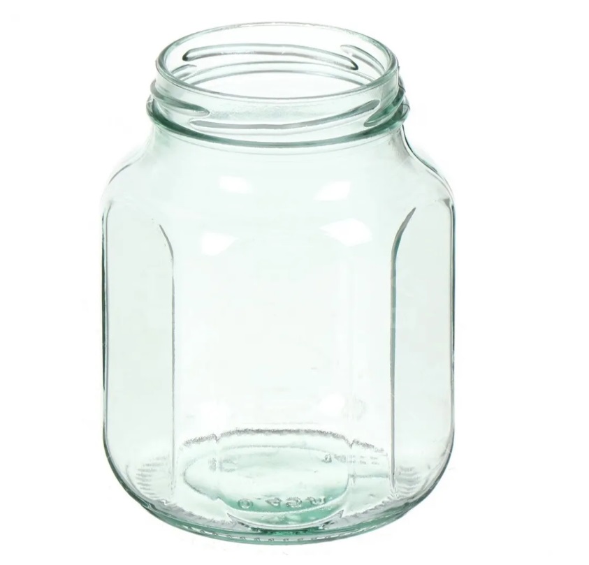 Банка ТВИСТ 0,45л Шестигранник 1-66горло