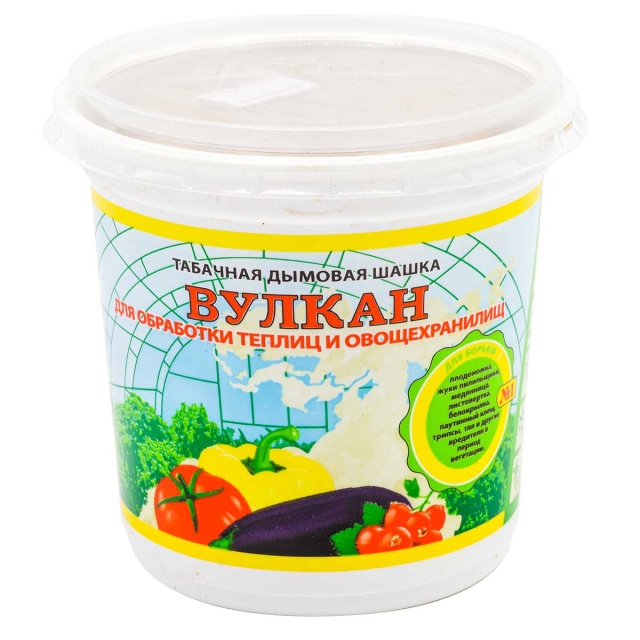 Табачная шашка Вулкан для теплиц 200г